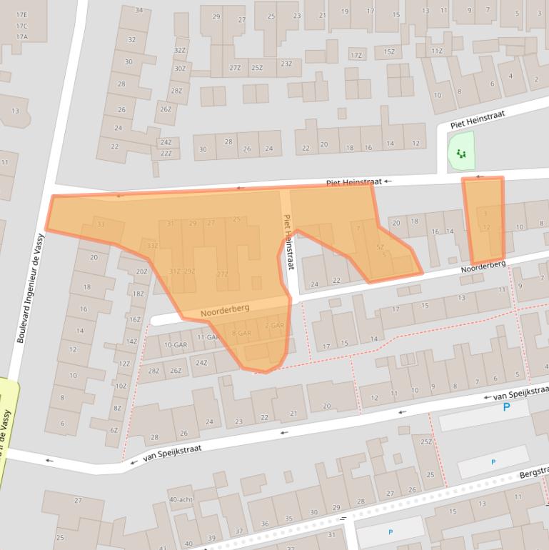 Kaart van postcodegebied 1931EA.