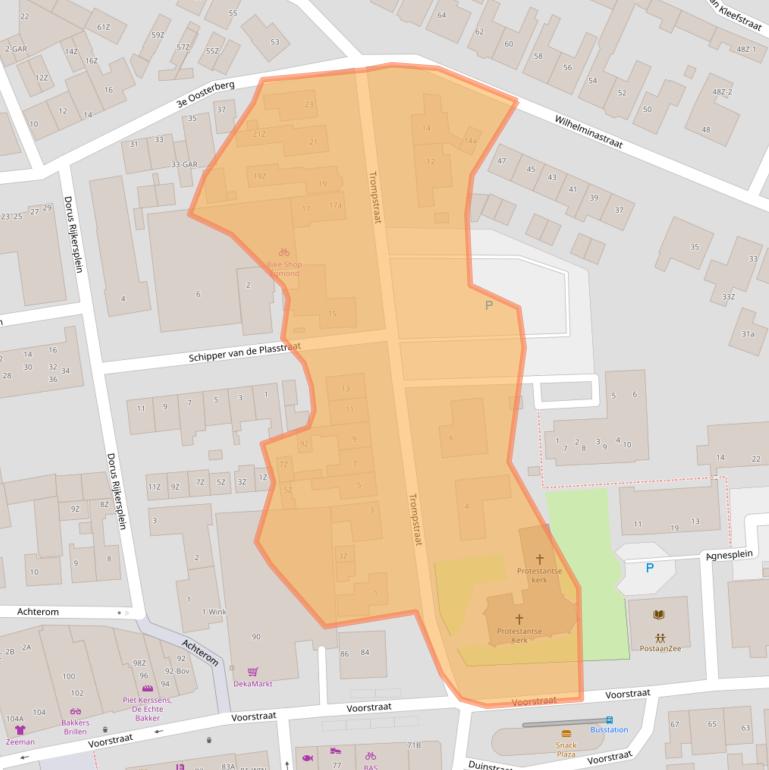 Kaart van postcodegebied 1931EL.