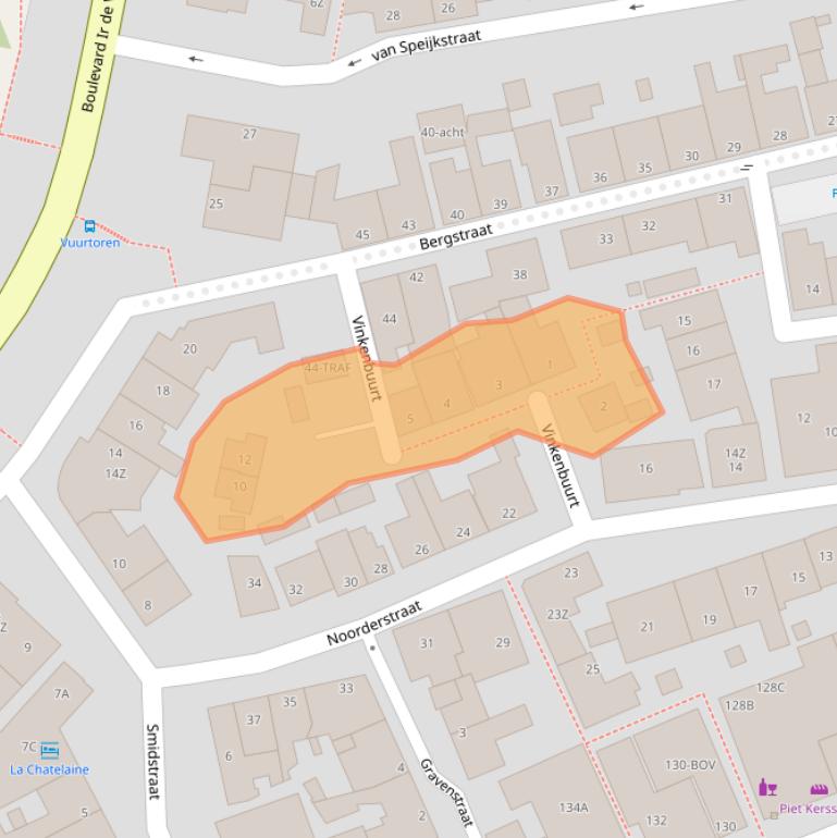Kaart van postcodegebied 1931ER.