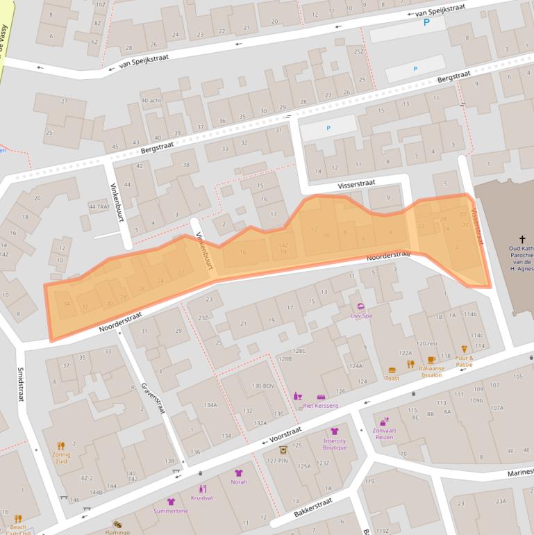 Kaart van postcodegebied 1931EV.
