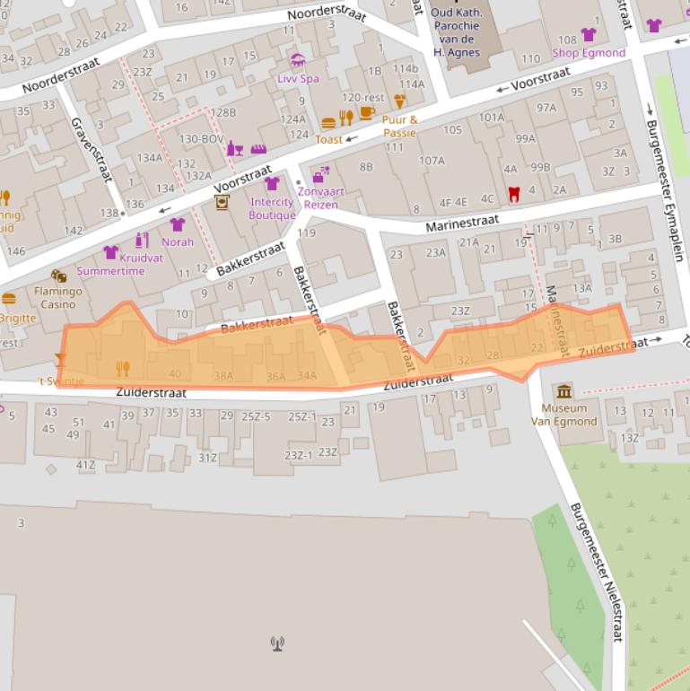 Kaart van postcodegebied 1931GE.