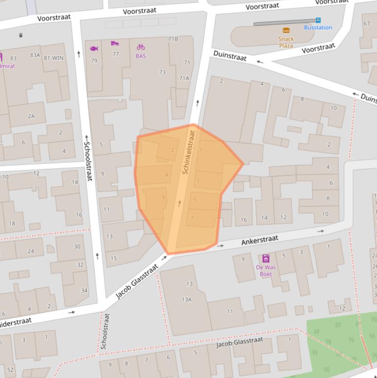 Kaart van postcodegebied 1931GK.