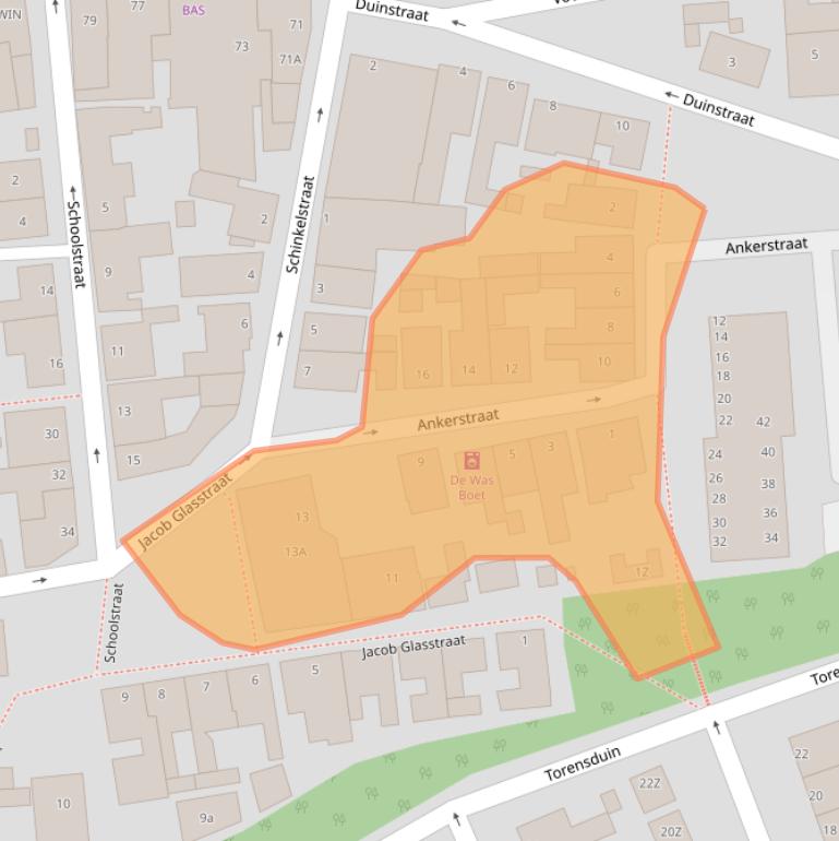 Kaart van postcodegebied 1931GL.