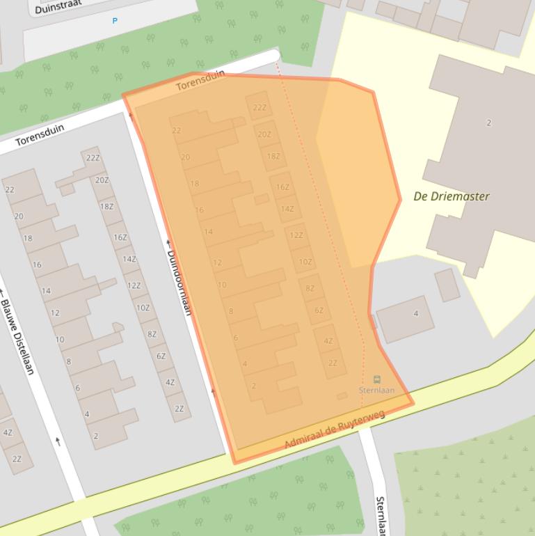 Kaart van postcodegebied 1931VB.