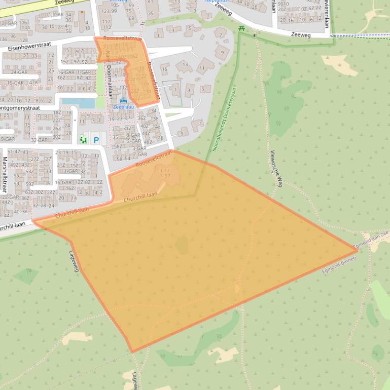 Kaart van postcodegebied 1931VN.