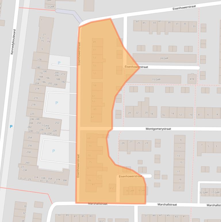Kaart van postcodegebied 1931WJ.