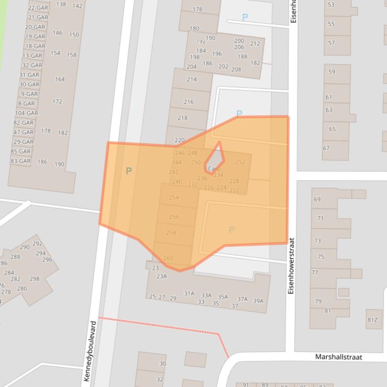 Kaart van postcodegebied 1931WT.