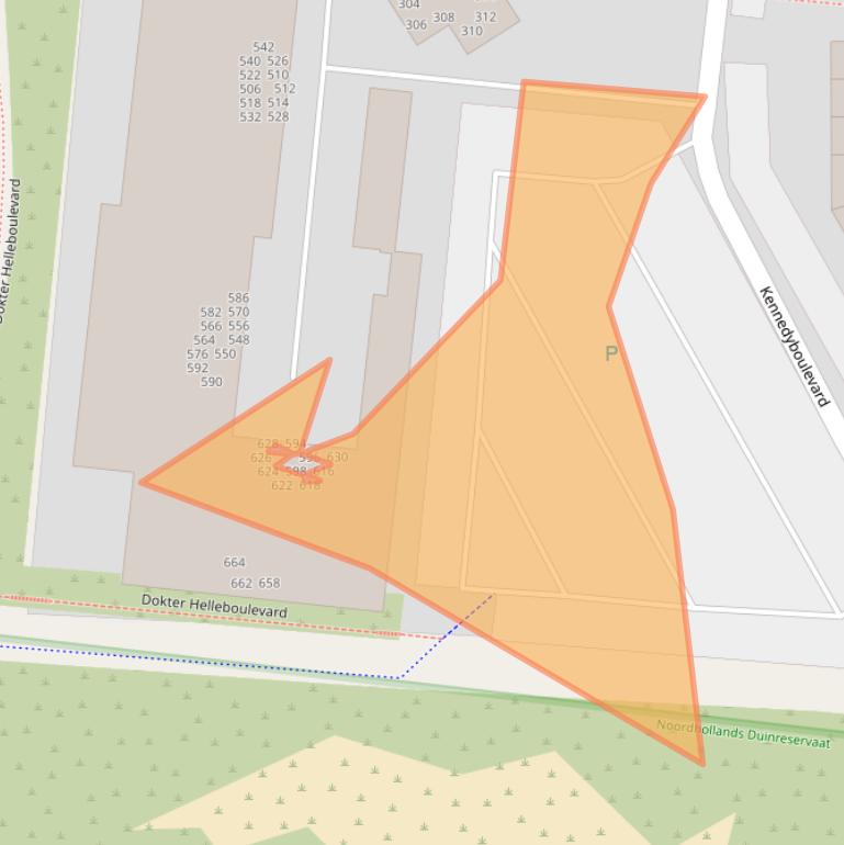 Kaart van postcodegebied 1931XL.