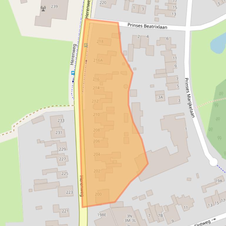 Kaart van postcodegebied 1934BE.