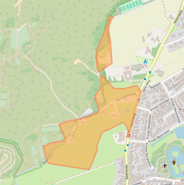 Kaart van postcodegebied 1934BL.