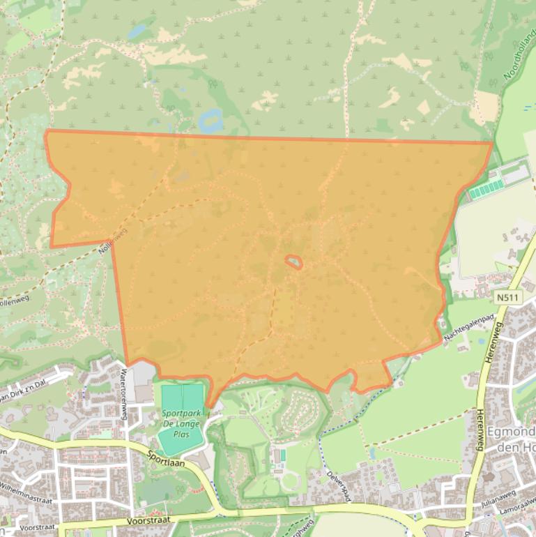 Kaart van postcodegebied 1934BM.