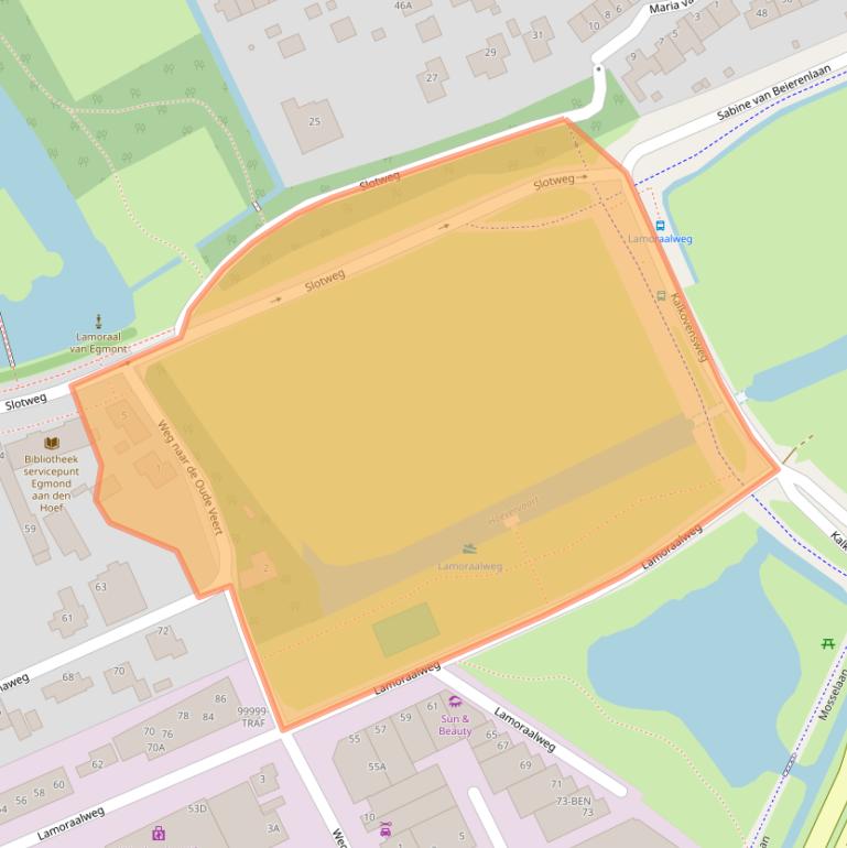 Kaart van postcodegebied 1934CJ.