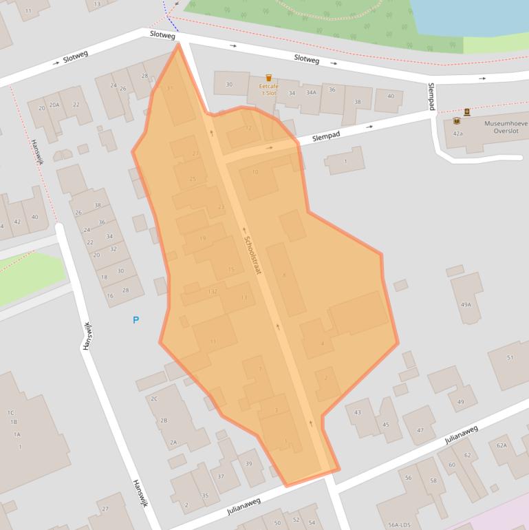 Kaart van postcodegebied 1934CK.