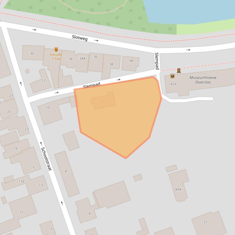 Kaart van postcodegebied 1934CL.