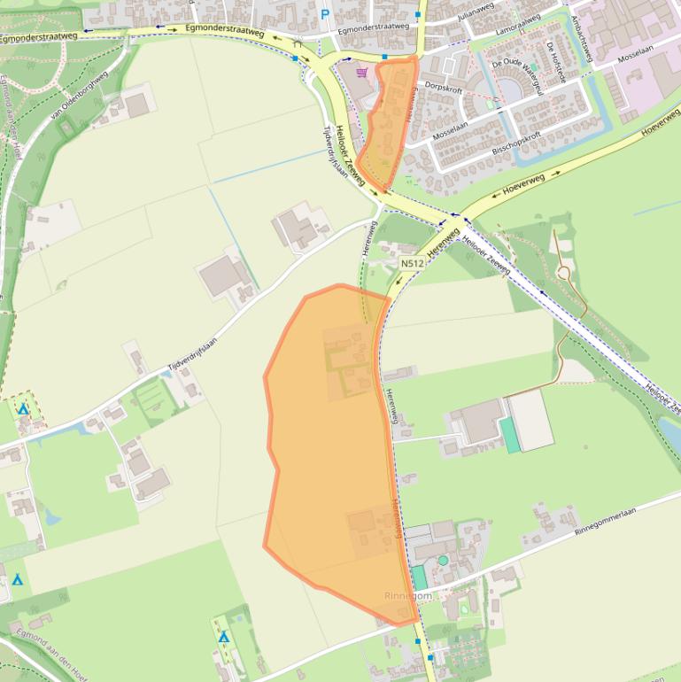 Kaart van postcodegebied 1934PB.