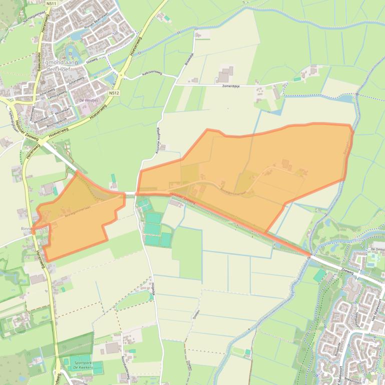 Kaart van postcodegebied 1934PE.