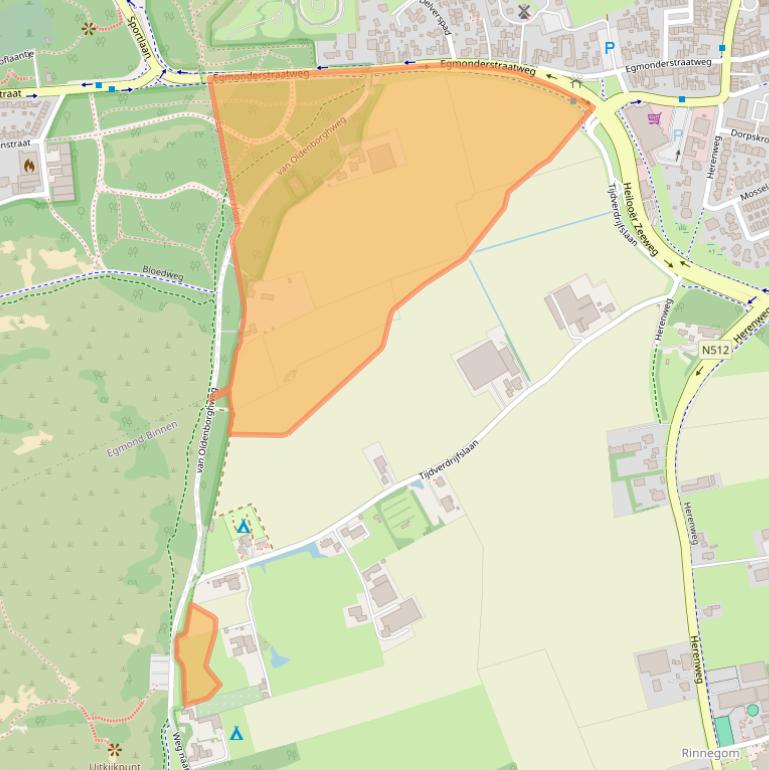 Kaart van postcodegebied 1934PH.