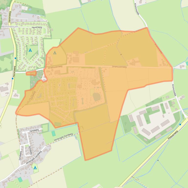 Kaart van postcodegebied 1934PR.