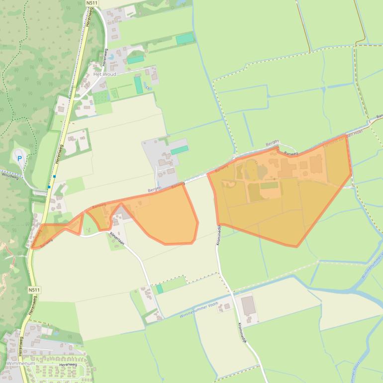 Kaart van postcodegebied 1934PS.