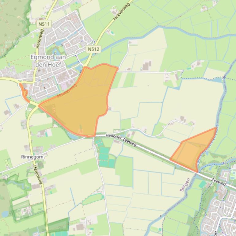 Kaart van postcodegebied 1934PZ.