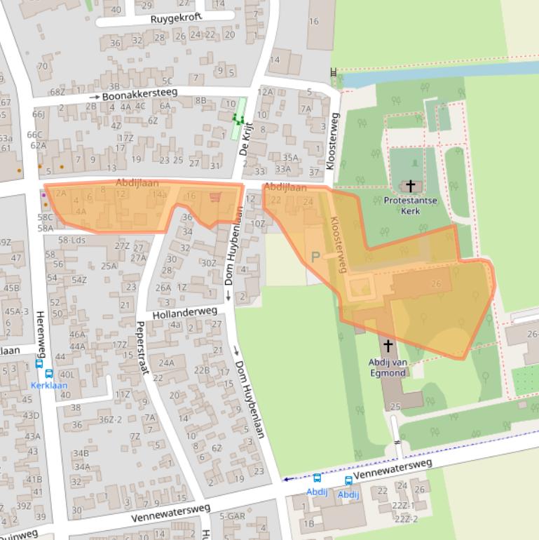 Kaart van postcodegebied 1935BH.