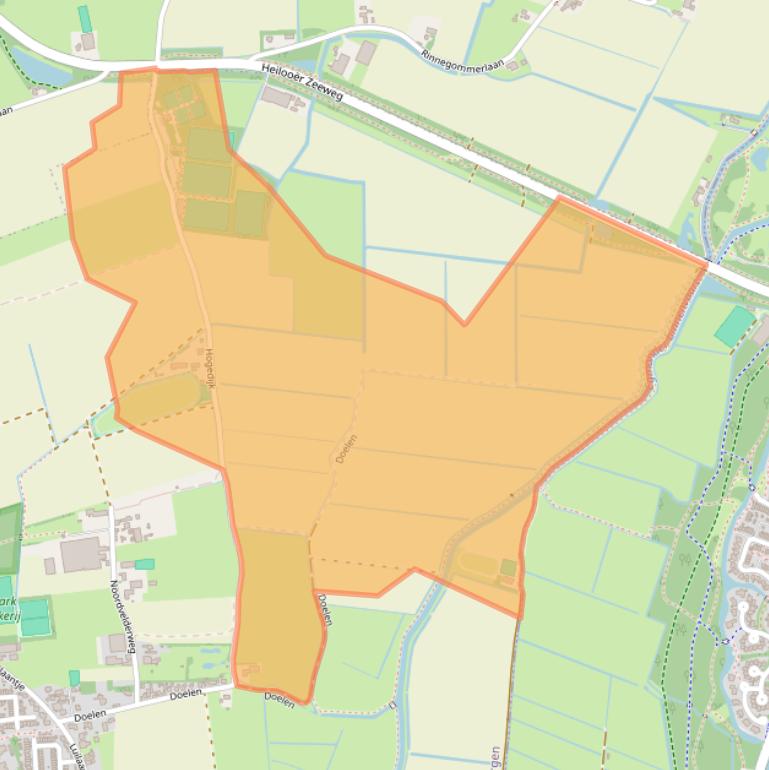 Kaart van postcodegebied 1935BR.