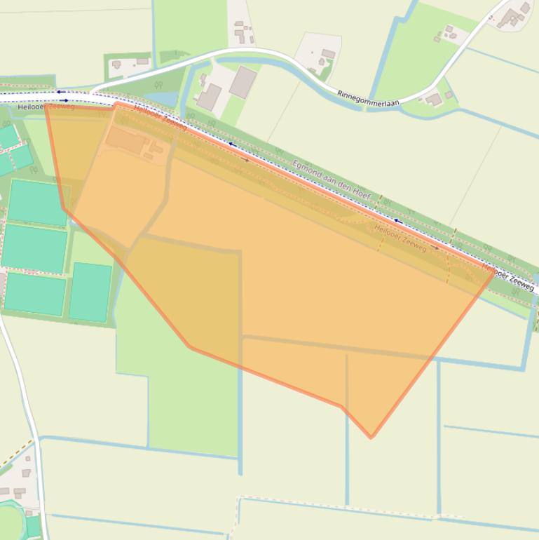 Kaart van postcodegebied 1935BS.