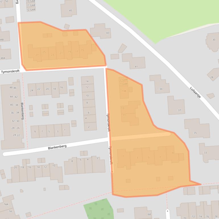 Kaart van postcodegebied 1935CD.