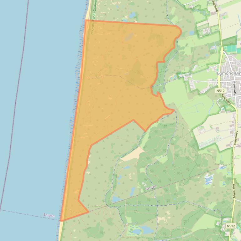 Kaart van postcodegebied 1935GZ.