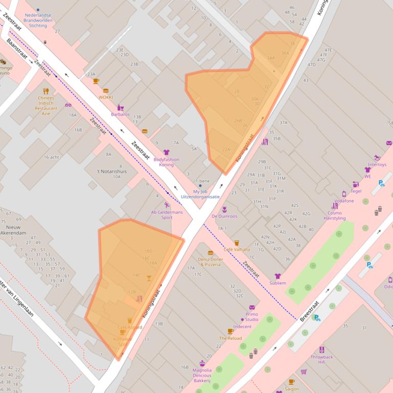 Kaart van postcodegebied 1941BD.