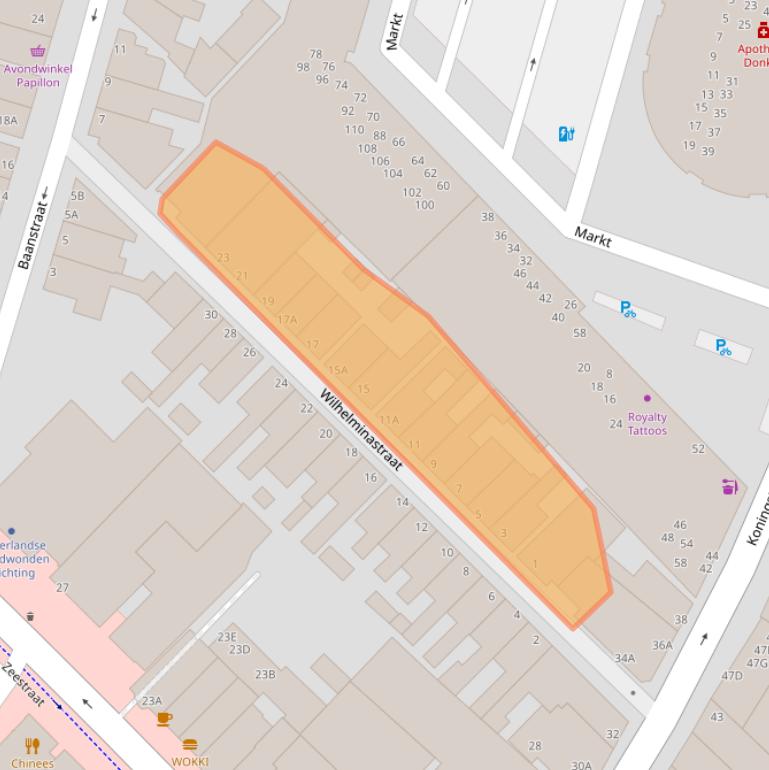 Kaart van postcodegebied 1941BK.