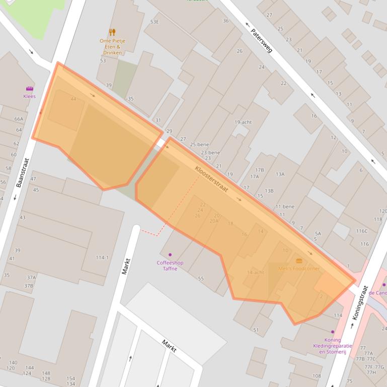 Kaart van postcodegebied 1941BP.