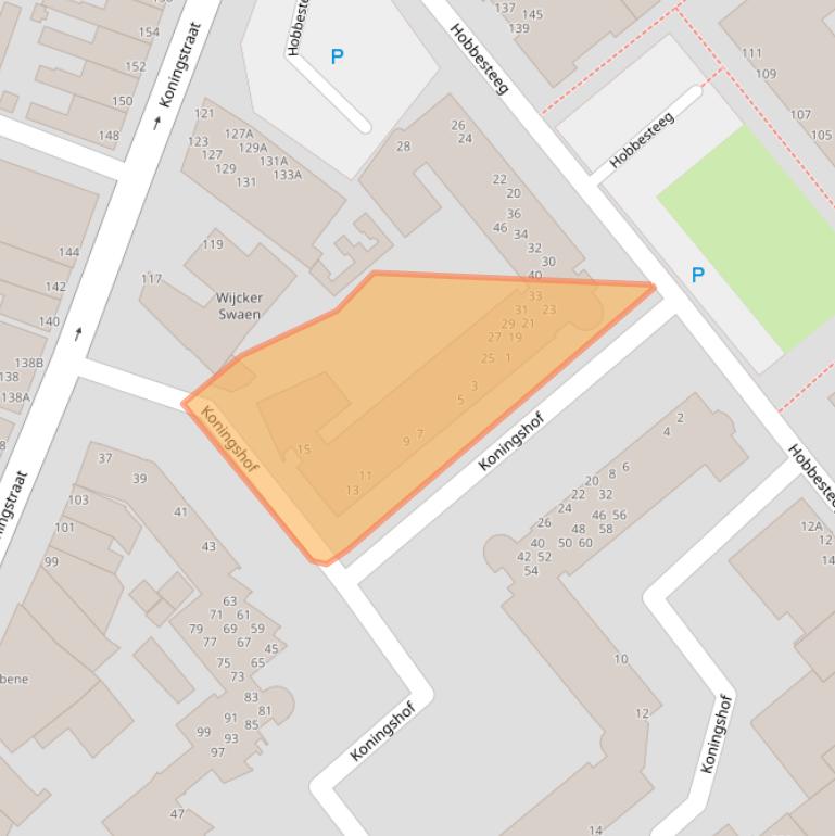 Kaart van postcodegebied 1941CS.