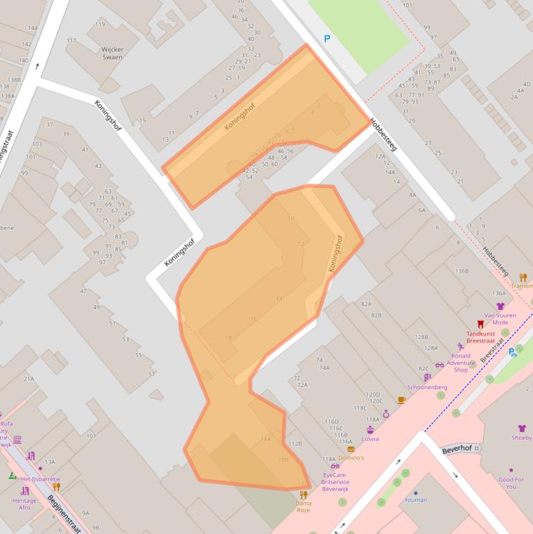 Kaart van postcodegebied 1941CV.