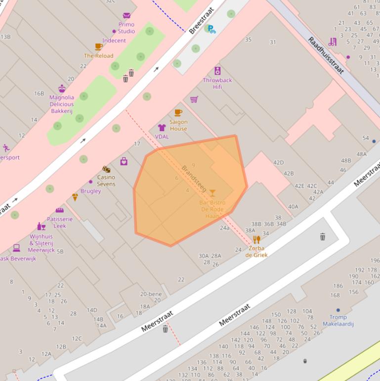 Kaart van postcodegebied 1941EA.