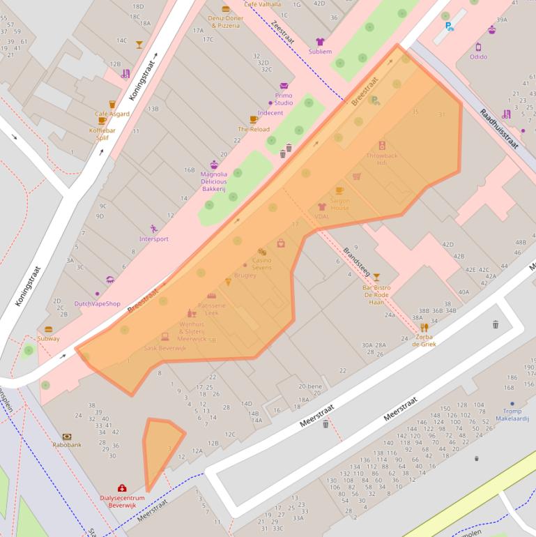 Kaart van postcodegebied 1941ED.