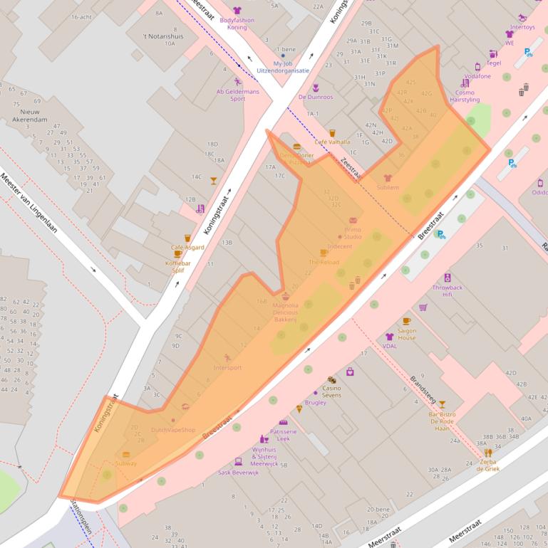 Kaart van postcodegebied 1941EJ.