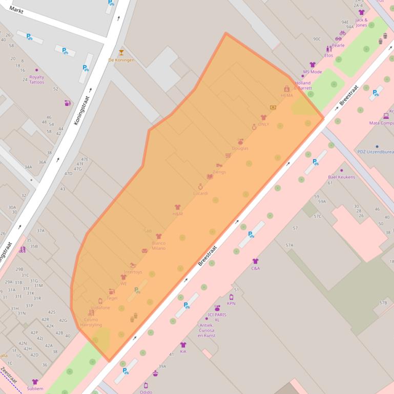 Kaart van postcodegebied 1941EK.
