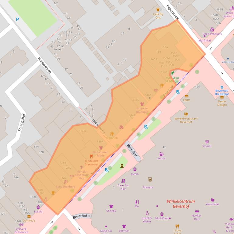 Kaart van postcodegebied 1941EM.