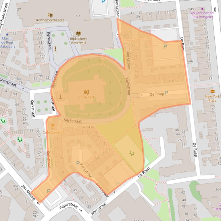 Kaart van postcodegebied 1941GC.