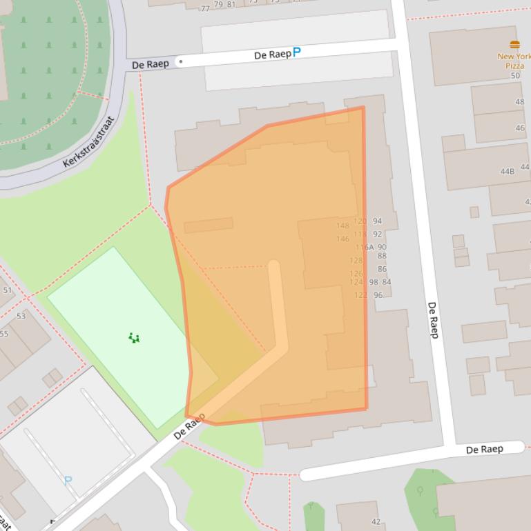 Kaart van postcodegebied 1941GZ.