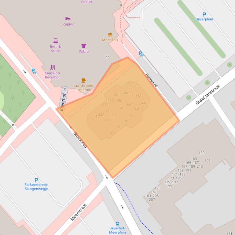 Kaart van postcodegebied 1941KG.