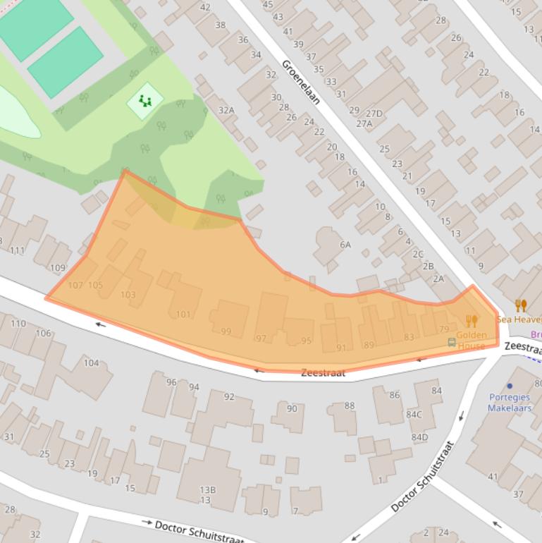 Kaart van postcodegebied 1942AL.