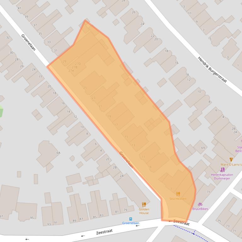 Kaart van postcodegebied 1942ED.