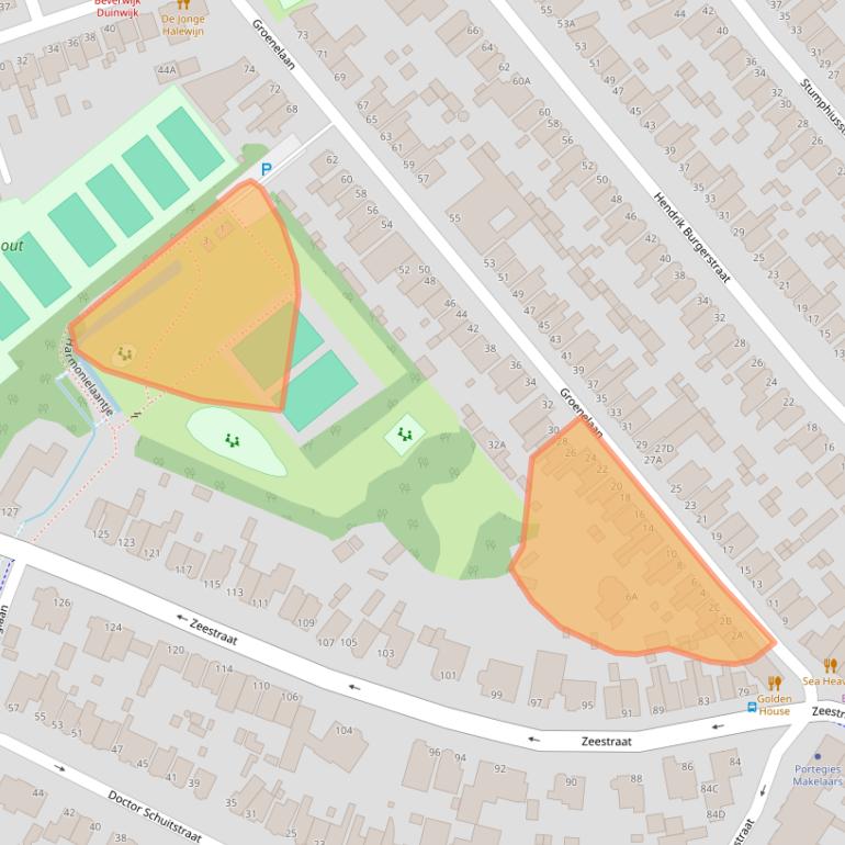 Kaart van postcodegebied 1942EG.
