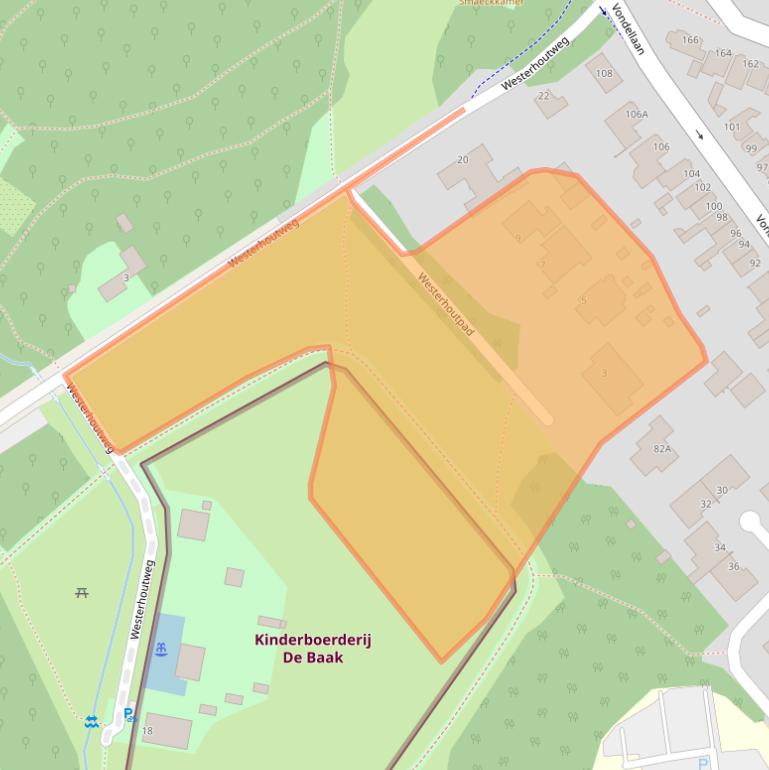 Kaart van postcodegebied 1942HL.