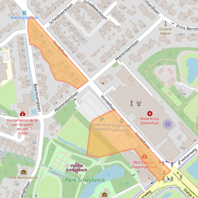 Kaart van postcodegebied 1942LJ.