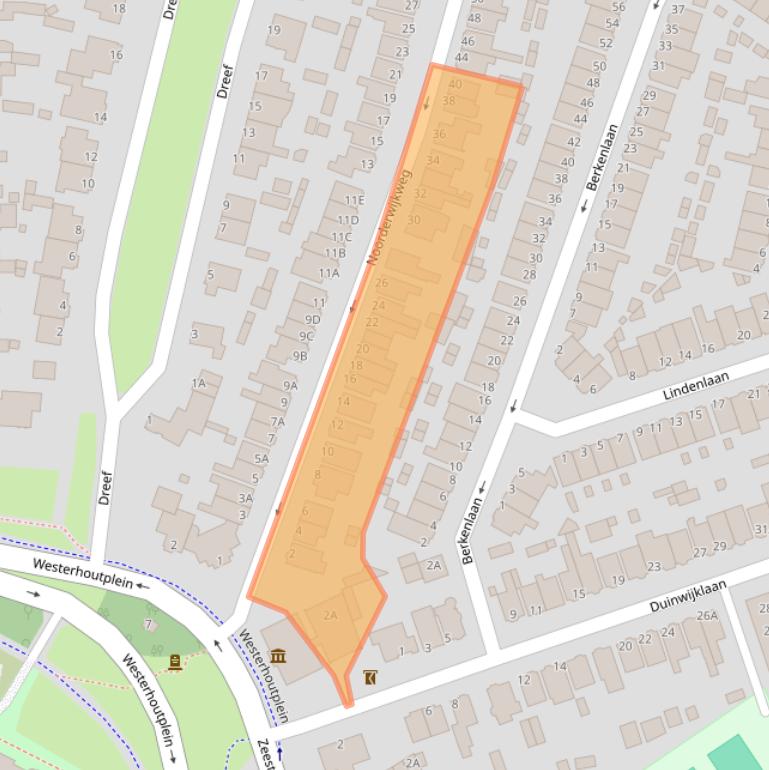 Kaart van postcodegebied 1943DK.