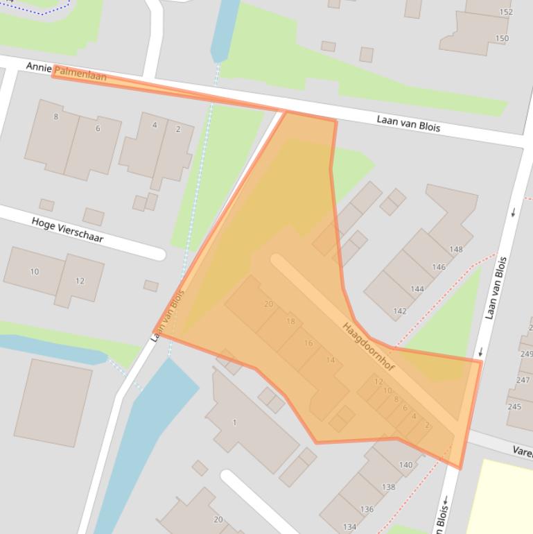 Kaart van postcodegebied 1943MT.