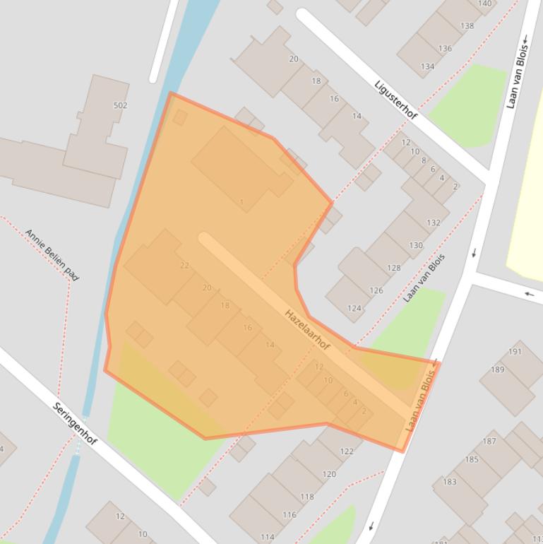 Kaart van postcodegebied 1943MX.